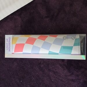 Vivitar Light Up Mouspad rainbow Checkerboard‎ NWT